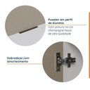 Ver imagem 7 de Cozinha Modulada 4 Peças com Tampo e Rodapé 3 Aéreos e 1 Balcão Ipanema CabeCasa MadeiraOriginals