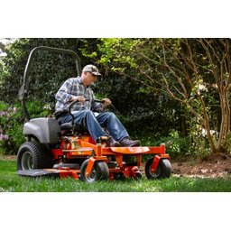 Trator Cortador de Grama Husqvara Giro Zero Mz54 Motor 24hp Kawasaki Corte 137cm - 5