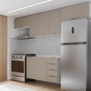 Ver imagem 1 de Cozinha Modulada 4 Peças sem Tampo sem Rodapé 3 Aéreos e 1 Balcão Ipanema CabeCasa MadeiraOriginals