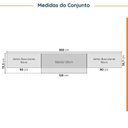 Ver imagem 2 de Cozinha Modulada 4 Peças sem Tampo sem Rodapé 3 Aéreos e 1 Balcão Ipanema CabeCasa MadeiraOriginals