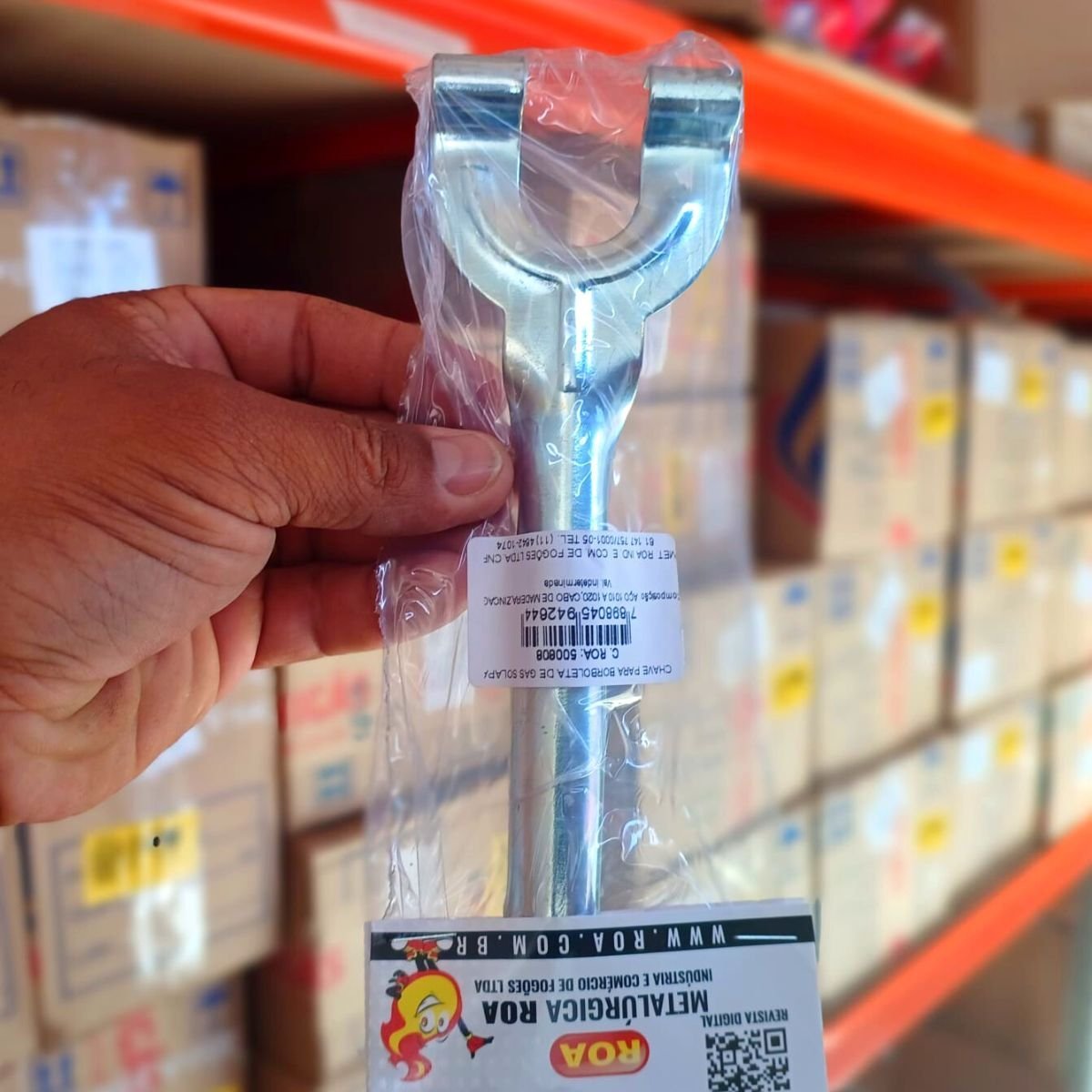Chave Trocar Registro Botijão de Gás Top com 3 Agulhas Fogão - 8