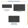 Cozinha Modulada 4 Peças sem Tampo sem Rodapé 3 Aéreos e 1 Balcão Ipanema CabeCasa MadeiraOriginals - 3