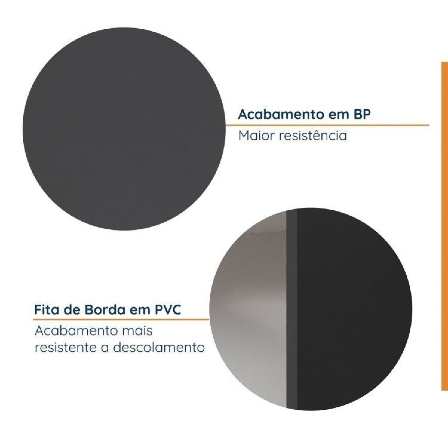 Cozinha Modulada 4 Peças sem Tampo sem Rodapé 3 Aéreos e 1 Balcão Ipanema Cabecasa Madeiramadeira - 5