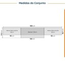 Ver imagem 2 de Cozinha Modulada 4 Peças sem Tampo sem Rodapé 3 Aéreos e 1 Balcão Ipanema CabeCasa MadeiraOriginals