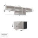 Ver imagem 4 de Cozinha Modulada 4 Peças sem Tampo sem Rodapé 3 Aéreos e 1 Balcão Ipanema CabeCasa MadeiraOriginals