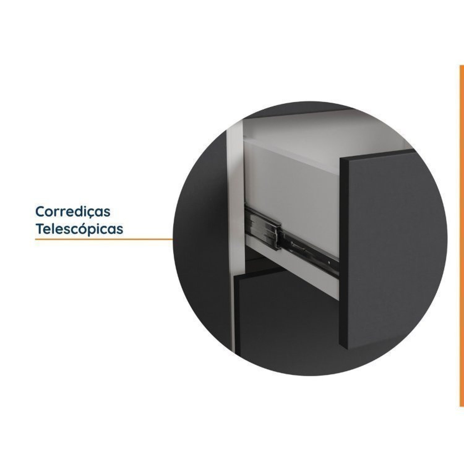 Cozinha Modulada 4 Peças sem Tampo sem Rodapé 3 Aéreos e 1 Balcão Ipanema Cabecasa Madeiramadeira - 7