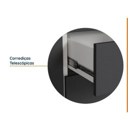 Cozinha Modulada 4 Peças sem Tampo sem Rodapé 3 Aéreos e 1 Balcão Ipanema CabeCasa MadeiraMadeira - 7