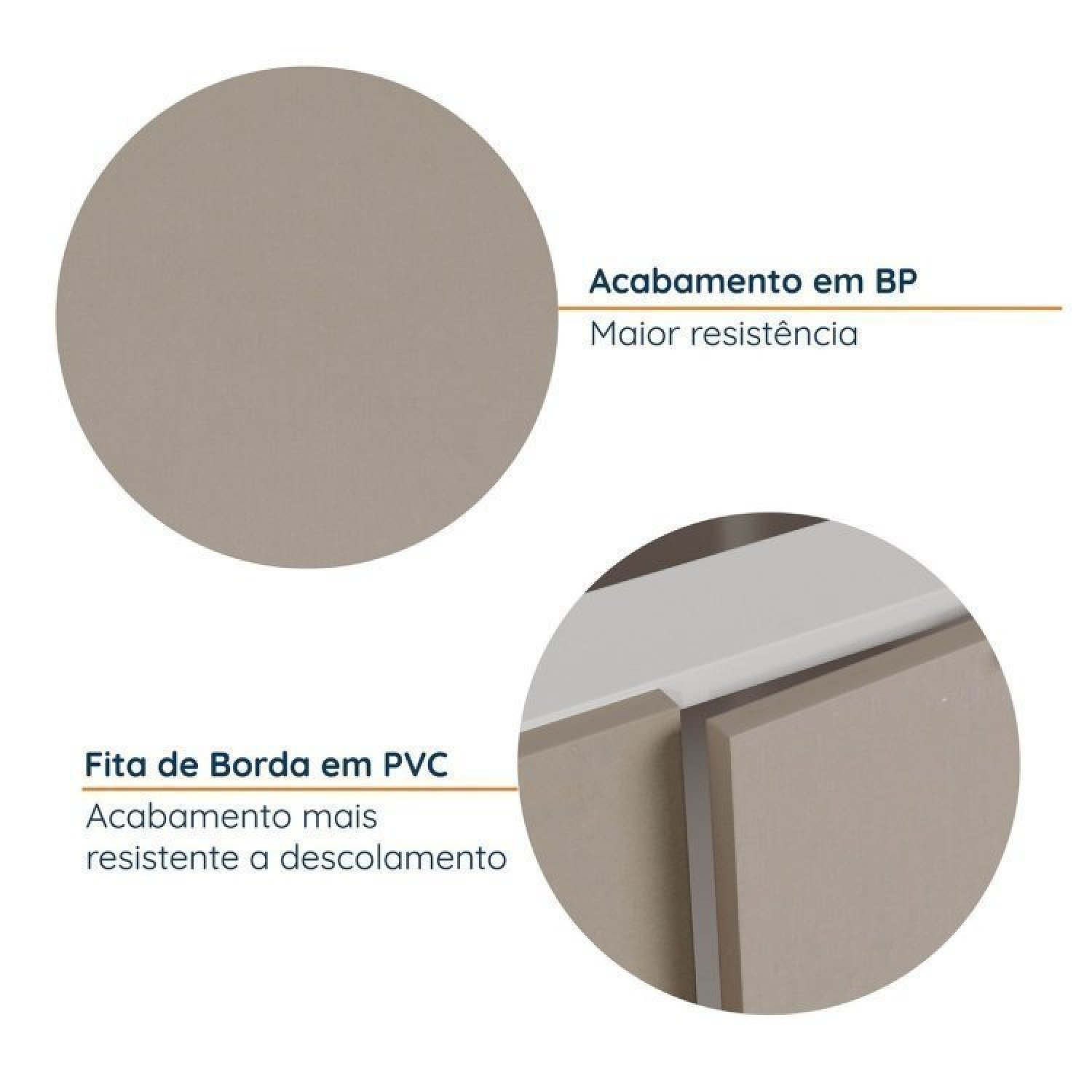 Cozinha Modulada 6 Peças sem Tampo sem Rodapé 3 Aéreos e 3 Balcões Ipanema Cabecasa Madeiramadeira - 5