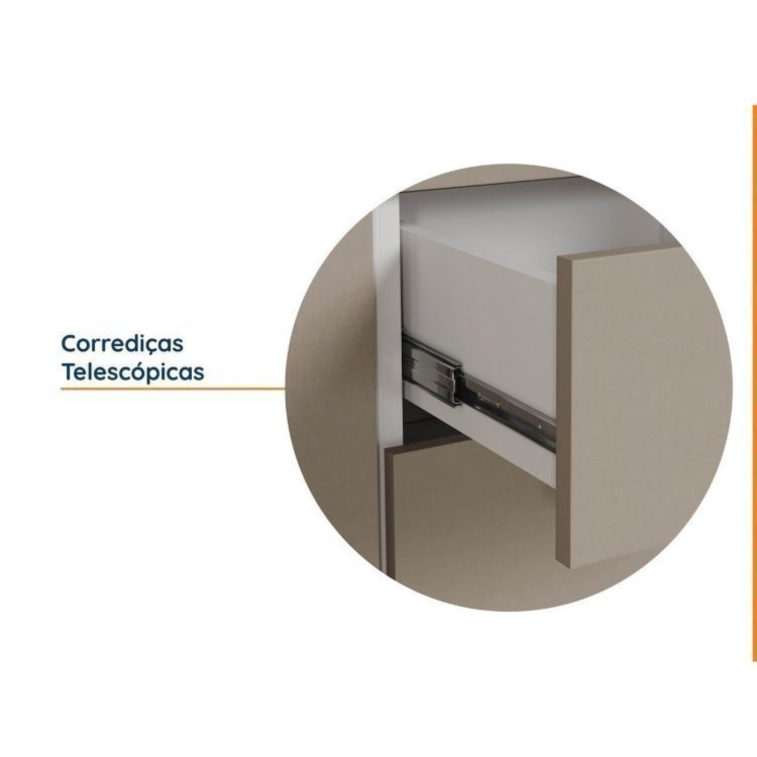 Cozinha Modulada 6 Peças sem Tampo sem Rodapé 3 Aéreos e 3 Balcões Ipanema Cabecasa Madeiramadeira - 7