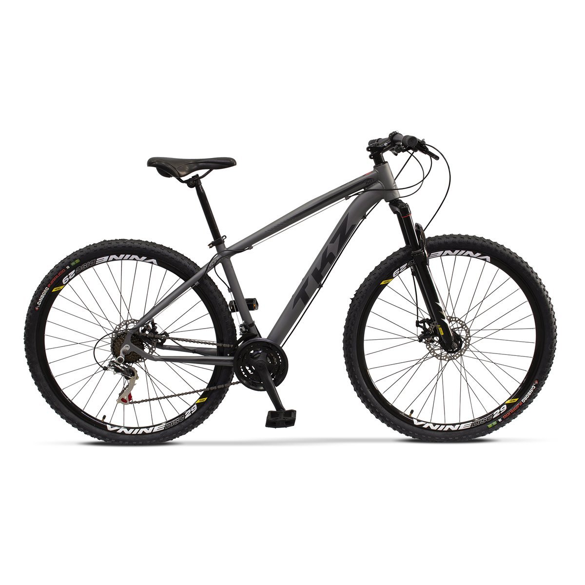 Bicicleta TKZ Fuji 21V Câmbio Tras. Shimano Quadro 17” - Grafite - Quadro 17 - 1