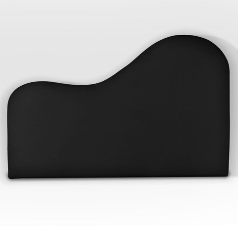 Cabeceira Orgânica 140cm Casal Painél para Cama Box Bouclé Serena