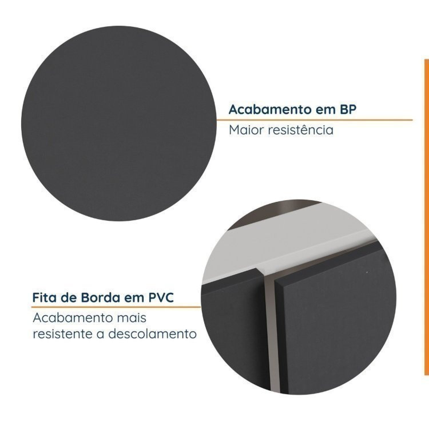 Cozinha Modulada 6 Peças sem Tampo sem Rodapé 3 Aéreos e 3 Balcões Ipanema Cabecasa Madeiramadeira - 5