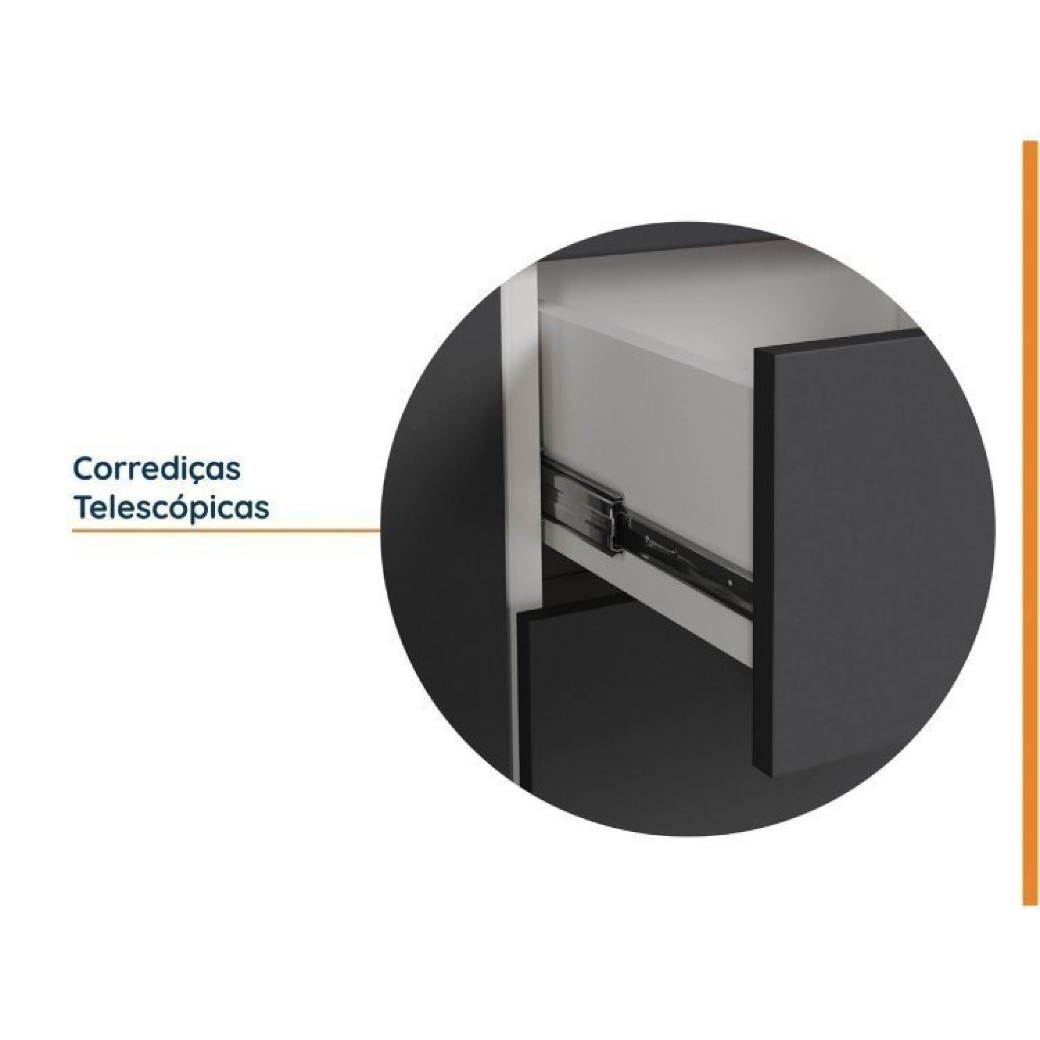 Cozinha Modulada 6 Peças sem Tampo sem Rodapé 3 Aéreos e 3 Balcões Ipanema Cabecasa Madeiramadeira - 7