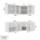 Ver imagem 4 de Cozinha Modulada 6 Peças sem Tampo sem Rodapé 3 Aéreos e 3 Balcões Ipanema CabeCasa MadeiraOriginals