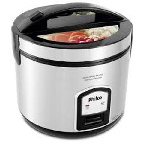 Panela de Arroz Elétrica Philco Ph5p Visor Glass Inox