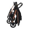 Carrinho de Bebê com Bebê Conforto Burigotto Travel System Lui e Materna Preto e Cobre - 3