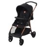 Carrinho de Bebê com Bebê Conforto Burigotto Travel System Lui e Materna Preto e Cobre - 5