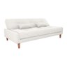 Sofá Cama 3 Lugares 1,90 Mts Blanca Matrix - 3