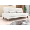 Sofá Cama 3 Lugares 1,90 Mts Blanca Matrix - 2