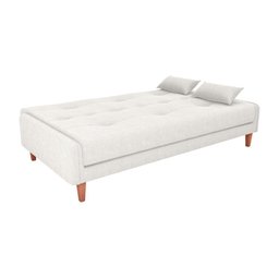 Sofá Cama 3 Lugares 1,90 Mts Blanca Matrix - 4