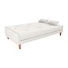 Sofá Cama 3 Lugares 1,90 Mts Blanca Matrix - 4