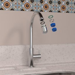Arejador ABS c/Articulador p/Torneira Deca/Docol/Fabrimar Cromado - 2