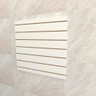 Painel canaletado em mdf 18mm 0,90 x 0,90 m 1 branco modelo clst2b08 - 1