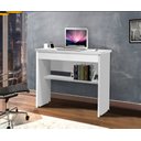 Ver imagem 1 de Mesa Escrivaninha para Home Office Vitória com 1 Gaveta Branco