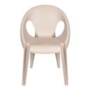 Ver imagem 5 de Conjunto com 3 Cadeiras para Sala de Jantar Drop Bege/Fendi