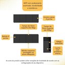 Ver imagem 2 de Armário de Cozinha com Bancada Americana/mesa Gourmet Multimóveis Mp2202 Preto