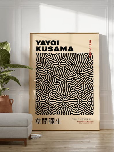 Quadro Decorativo Aesthetic - Yayoi Kusama Iii