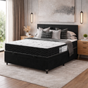 Ver imagem 3 de Cama Box Baú Casal + Colchão Smart Espuma D33 (138x188x61) Preto