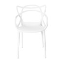 Ver imagem 4 de Conjunto Mesa Eames Vidro 90cm + 4 Cadeiras Allegra Seat&co