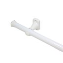 Ver imagem 1 de Kit varão para cortina 2,40mts branco 28mm compacto sala / quarto