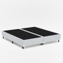 Ver imagem 1 de Base Box Queen Bipartida 79 (158x198x40) - Corino Branco