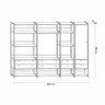Closet Casal Modulado Completo Industrial Aberto Olivar - Off White - 6