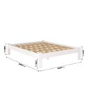 Ver imagem 2 de Cama Queen Turca New Madeira Maciça Cor Branco