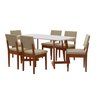 Conjunto para Sala de Jantar Tampo Oval 170cm com 6 Cadeiras Madeira Maciça Miami - 2
