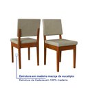 Ver mais imagens de Conjunto para Sala de Jantar Tampo Oval 170cm com 6 Cadeiras Madeira Maciça Miami