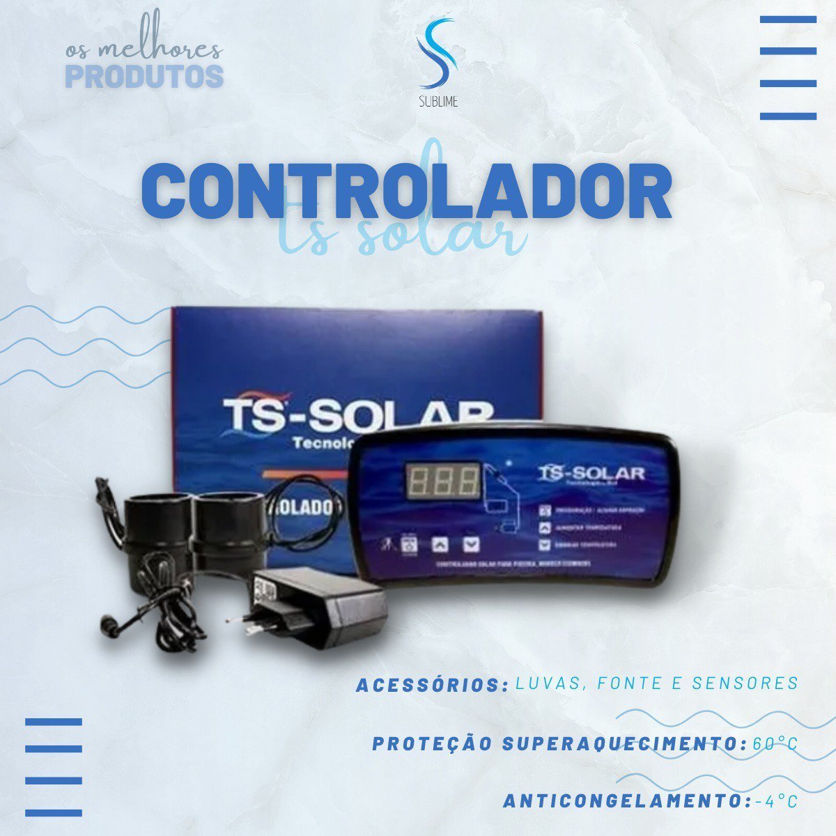 Kit 37 Placas Coletoras 2 mt - Aquecedor Solar Piscinas com 22m² / 31.000 Litros + Controlador de Te - 3