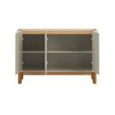 Ver imagem 3 de Buffet Aparador Flip 1.20 3 Portas Sala - 3 Cores:offwhite-cinamomo