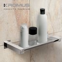 Ver imagem 4 de Prateleira / Porta Shampoo 40 Cm Inox - Kromus Qd0413-40