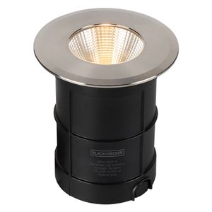 Spot Inox Led Embutir Chão Black + Decker 6W 510lm IP65 Bivolt BDS4-0001-02