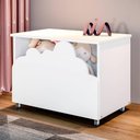Ver imagem 3 de Baú De Brinquedos Nuvem Alegria Branco Divaloto