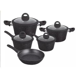 Conjunto Panelas Induçao 5 Pecas Viena Black, Casambiente