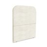 Cabeceira Estofada Solteiro Alana 90cm Boucle Bege com Frame - 2