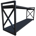 Ver imagem 3 de Prateleira Estilo Industrial Modelo Elegante 20X60CM em MDF