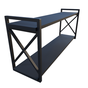 Prateleira Estilo Industrial Modelo Elegante 20X60CM em MDF