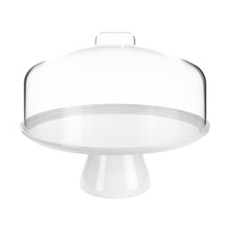 Boleira com Cúpula Coza Cake Grande Ø 32 Cm Branco - 1