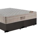 Ver imagem 6 de Cama Box Queen Bipartido Sintético + Colchão Ortobom Airtech Molas Ensacadas 65x158x198 Cor:Marrom